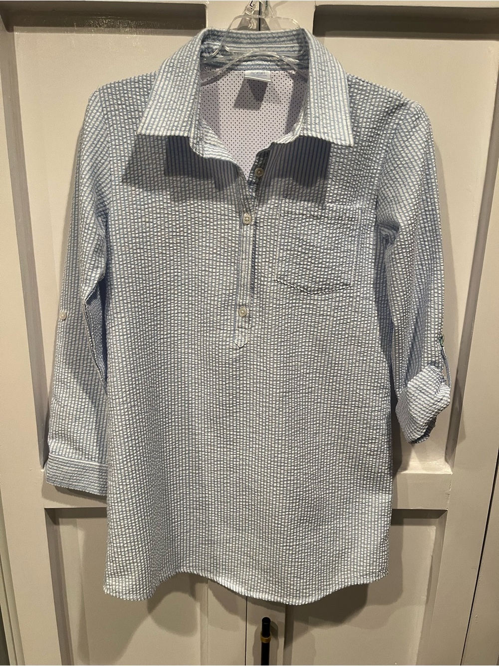 Prodoh seersucker fishing shirt/coverup